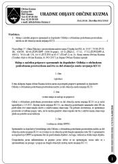 Sklep o začetku priprave sprememb in dopolnitev Odloka o občinskem podrobnem prostorskem načrtu za del območja enota urejanja KU11